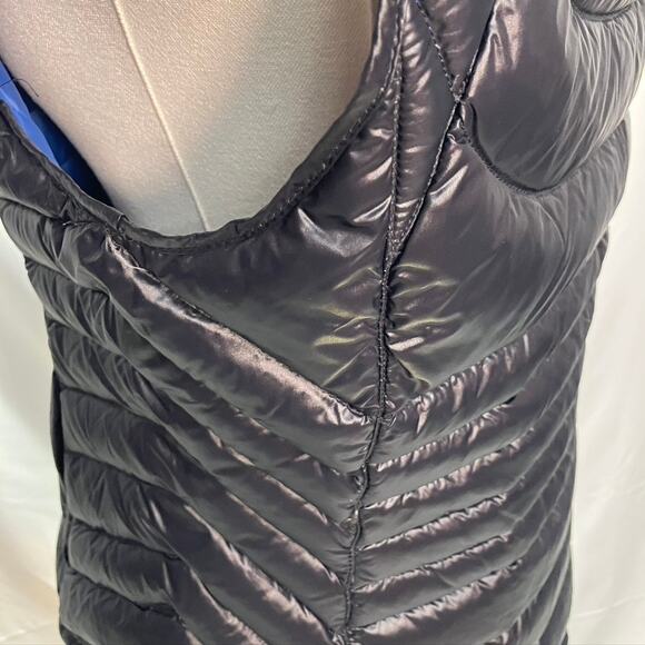 Bernardo Goose Down Puffer Vest Black Full Zip Womens Medium Full Zip Outdoor - Picture 11 of 16
